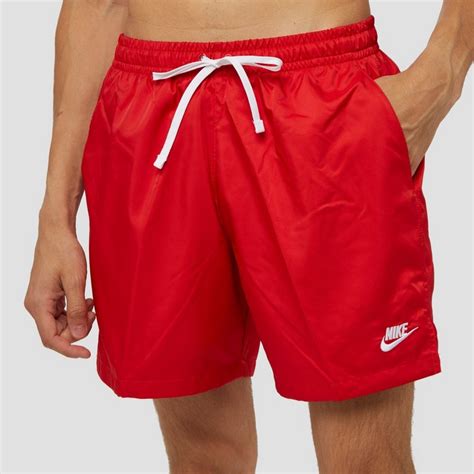 nike tech korte broek rood